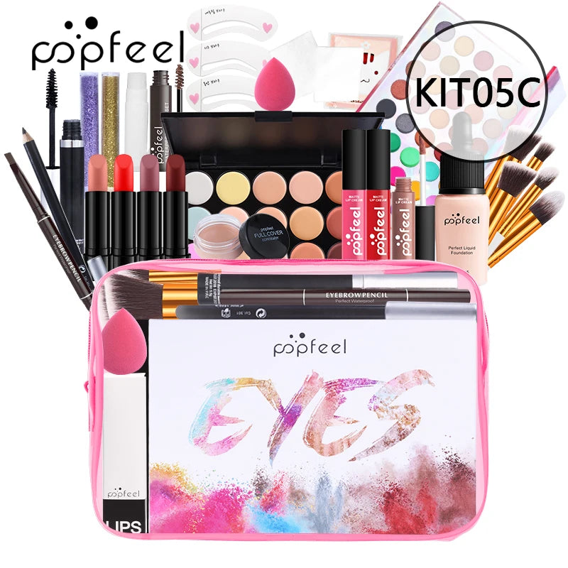 Kit de maquiagem completo Popfeel