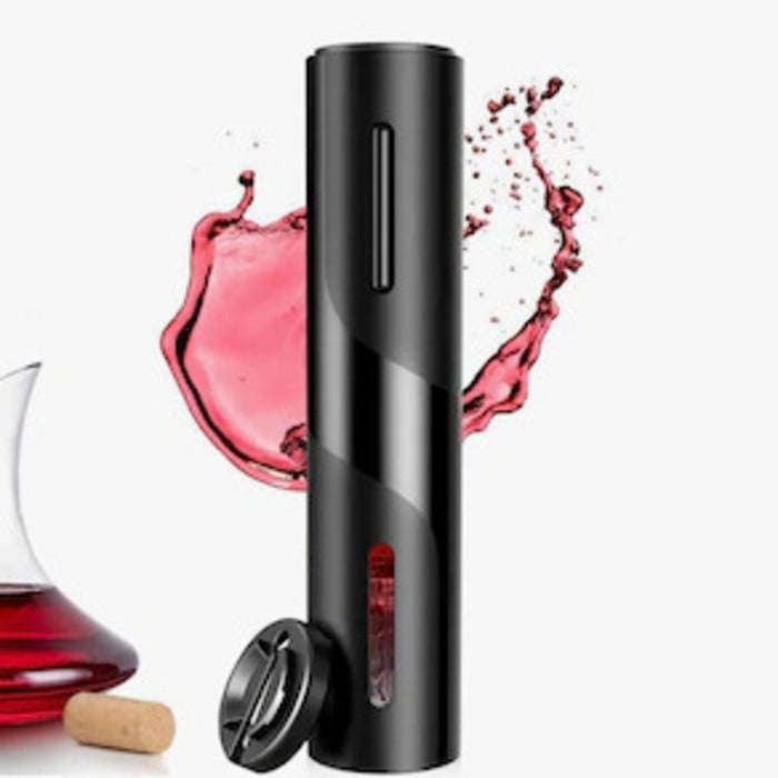 ABRIDOR DE VINHO AUTOMÁTICO SACA ROLHAS ELÉTRICO A PILHAS ELEGANTE E FUNCIONAL