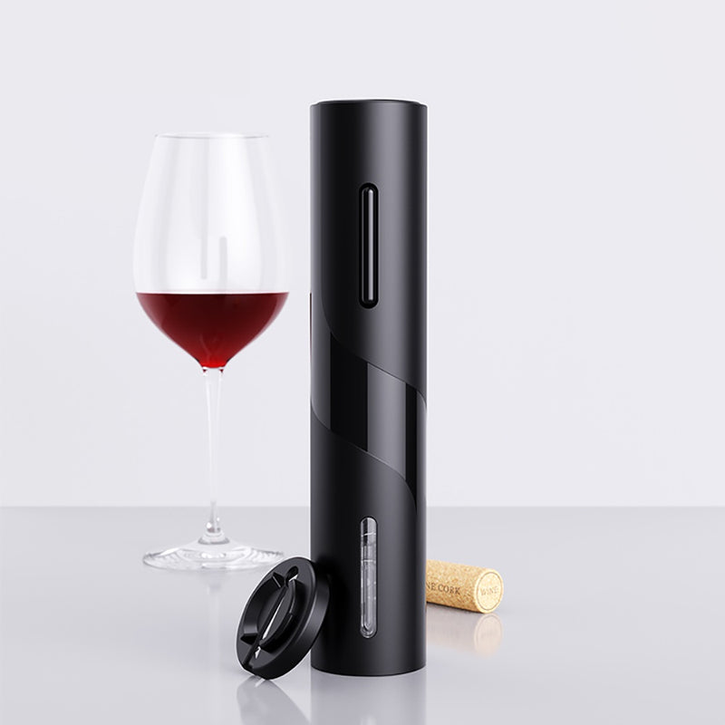 ABRIDOR DE VINHO AUTOMÁTICO SACA ROLHAS ELÉTRICO A PILHAS ELEGANTE E FUNCIONAL